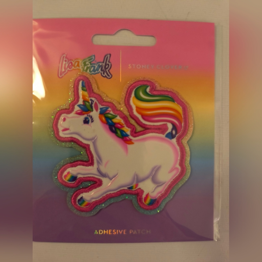 Stoney Clover Lane Lisa Frank Rainbow Unicorn Adhesive Patch